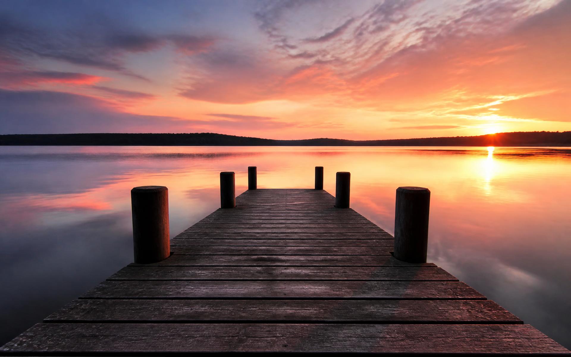 Dock and shoreline on Mountain Island Lake