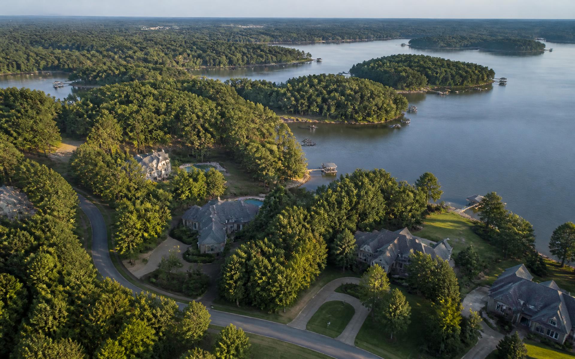 Lakefront home in the counties that tax property around Mountain Island Lake